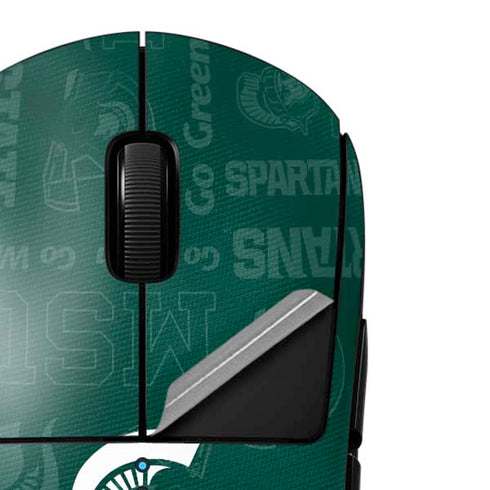 Michigan State University Jersey Split G Pro Wireless Gaming Mouse Skin